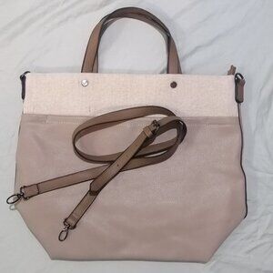 🇨🇦 NWOT, Large Reitman's Purse in Neutral Tones with Removable Crossbody Strap